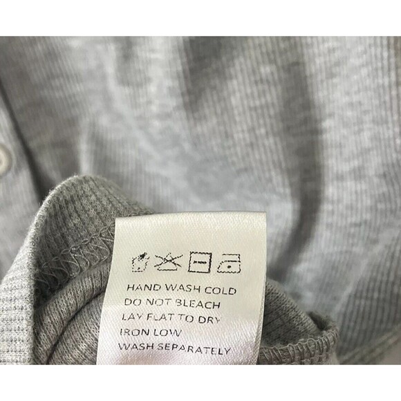 Superdown Kimmie Dress Size M Medium Gray Scoop Neck Ribbed Bodycon Tank Buttons - Picture 5 of 7